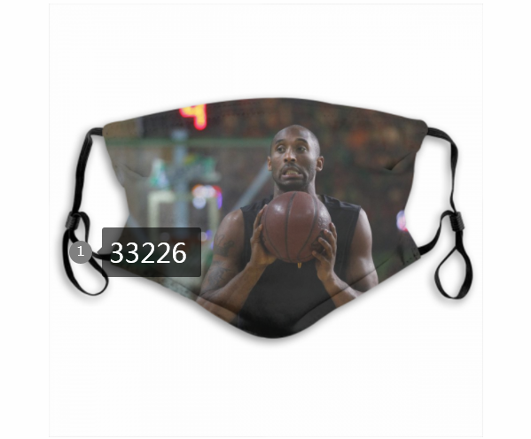 2021 NBA Los Angeles Lakers #24 kobe bryant 33226 Dust mask with filter->nba dust mask->Sports Accessory